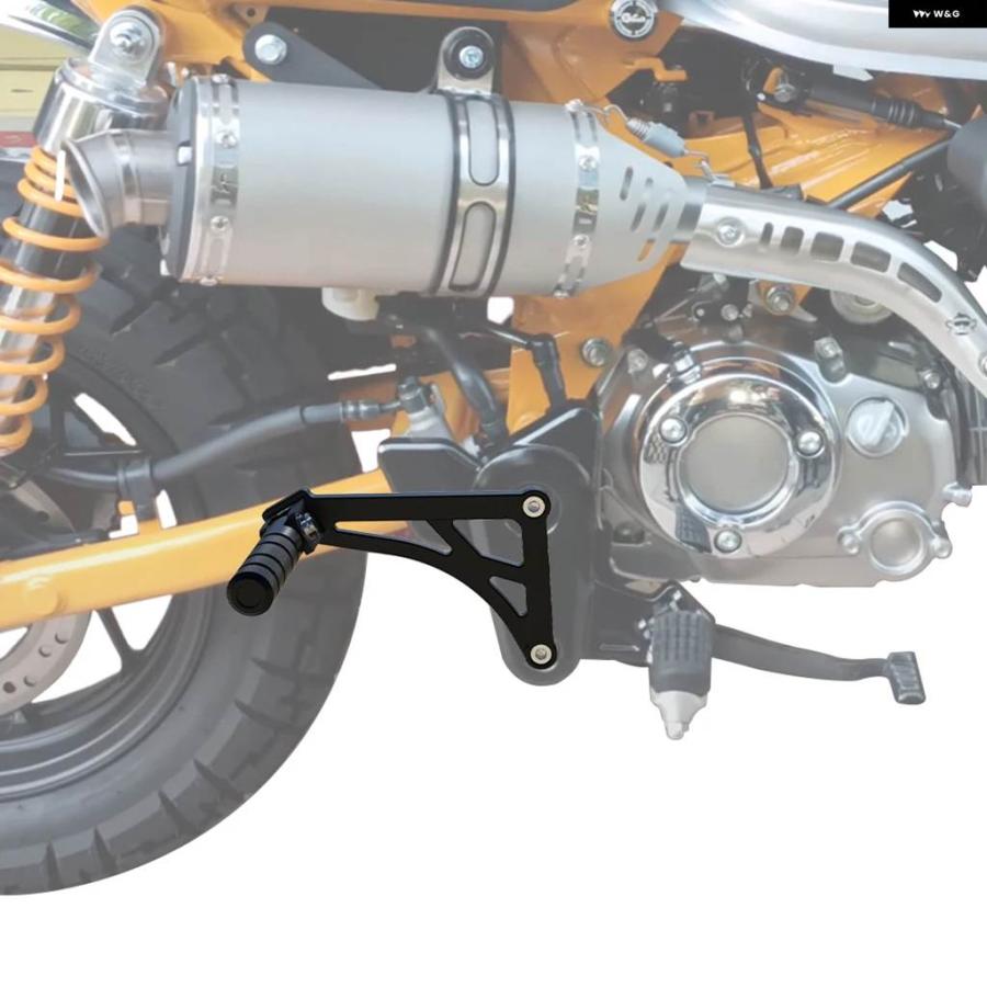 並行輸入品ホンダ モンキー 125 2018 - 2025 リア フットペグ ブラケット オートバイ リアパッセンジャー フットレ_6
