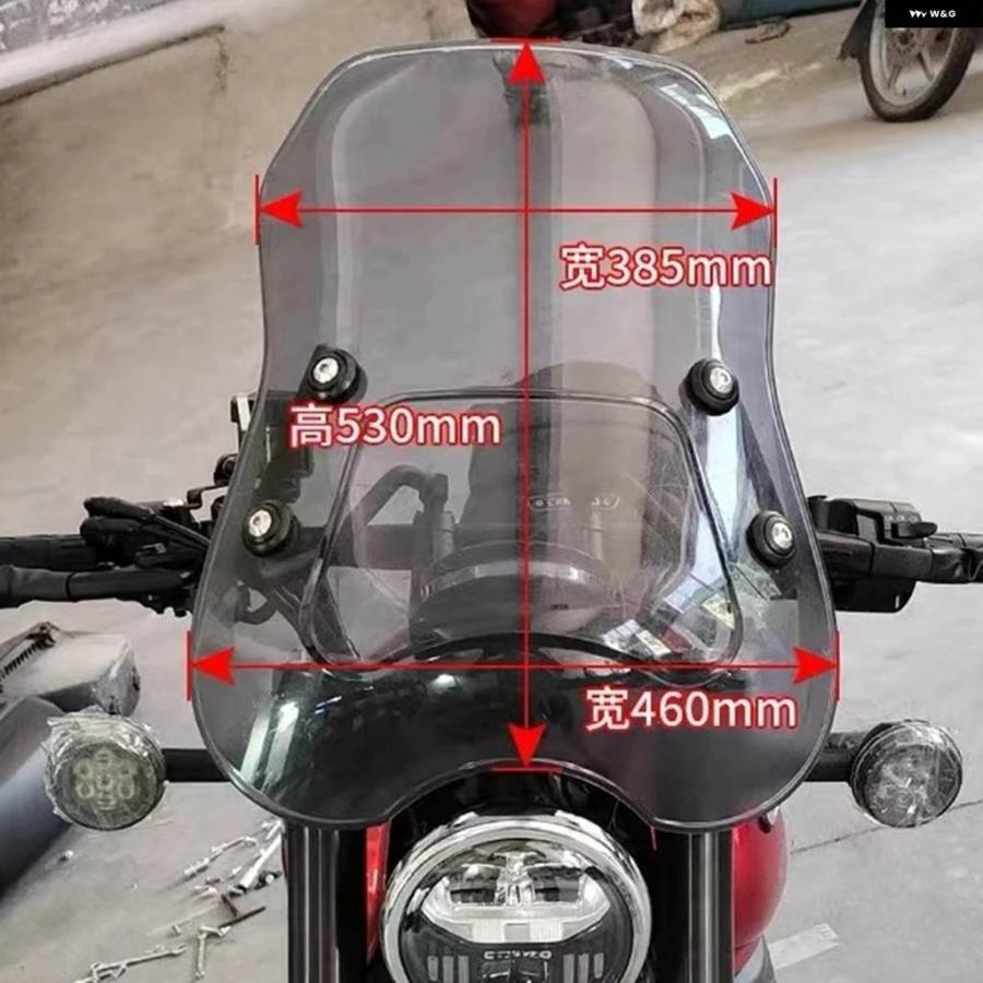 並行輸入品オートバイ 450CLC 風防エクステンション 風防 ウィンドデフレクター ブラケット CFMOTO CLC450 45