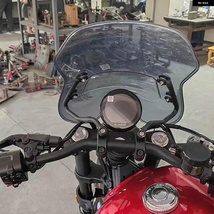 並行輸入品オートバイ 450CLC 風防エクステンション 風防 ウィンドデフレクター ブラケット CFMOTO CLC450 45