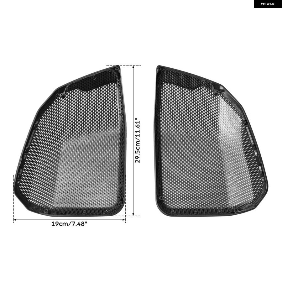 並行輸入品オートバイ 6X9インチ サドルバッグ 蓋 スピーカー グリル ハーレー CVO ロードグライド FLTRXSE CVOの画像