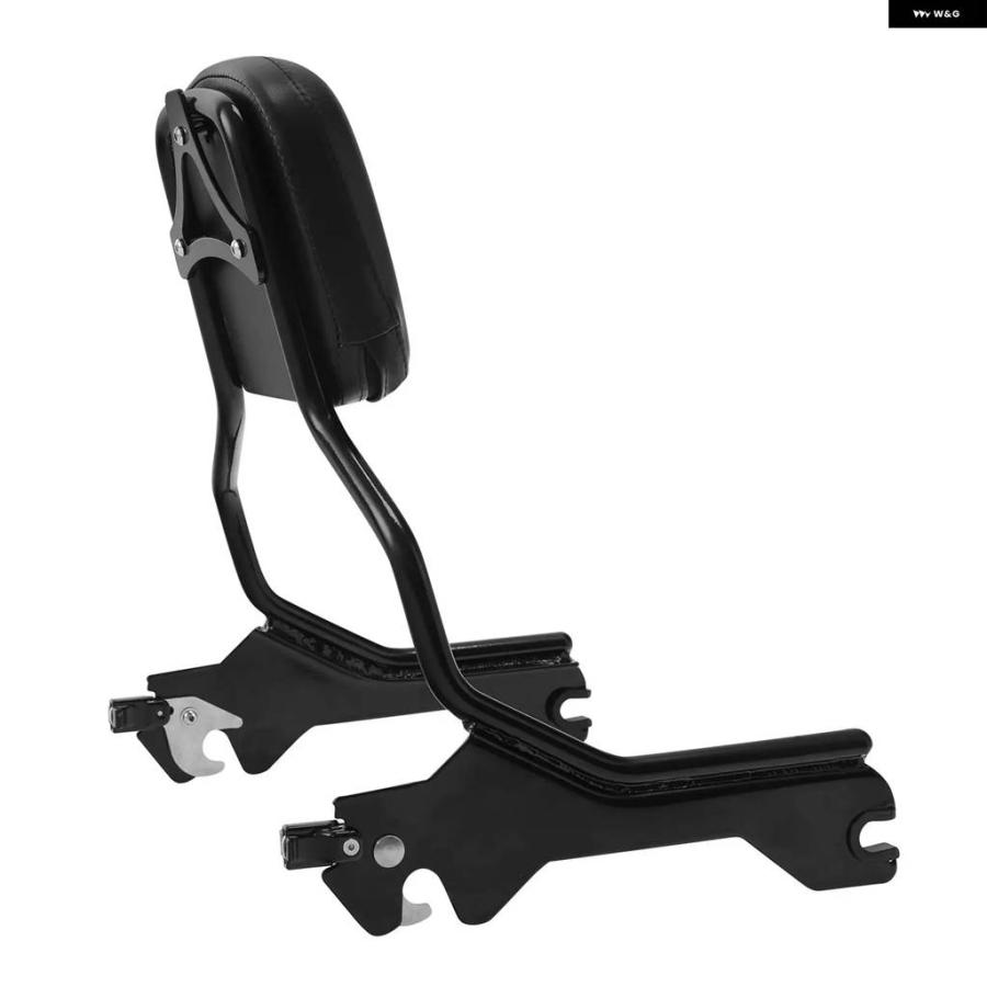 並行輸入品バイク シーシーバー バックレスト ラゲッジラック ハーレー ファットボーイ FLFB FXBR FLFBS FXBRSの画像