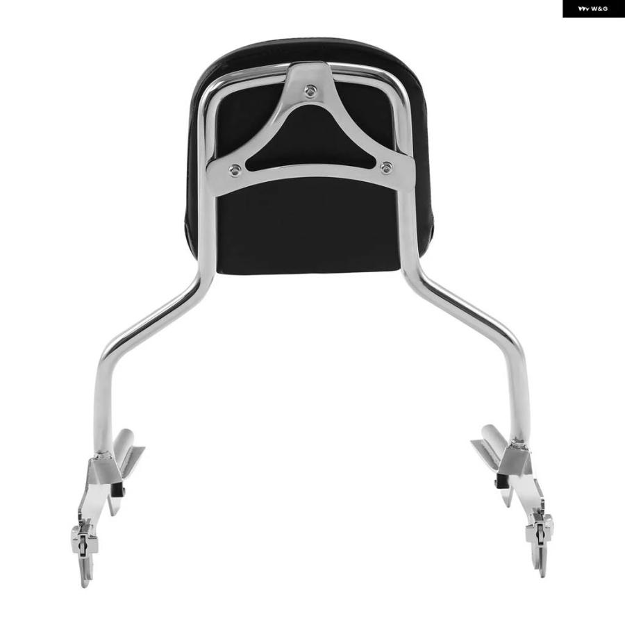 並行輸入品バイク シーシーバー バックレスト ラゲッジラック ハーレー ファットボーイ FLFB FXBR FLFBS FXBRSの画像