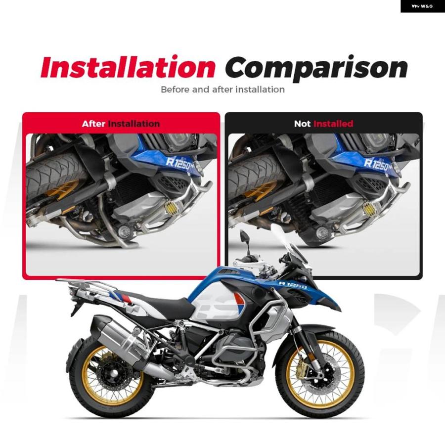 並行輸入品アンダー クラッシュ エンジン バー BMW R1250GS R1250GS LC ADV 2019 - 2023 アドの画像
