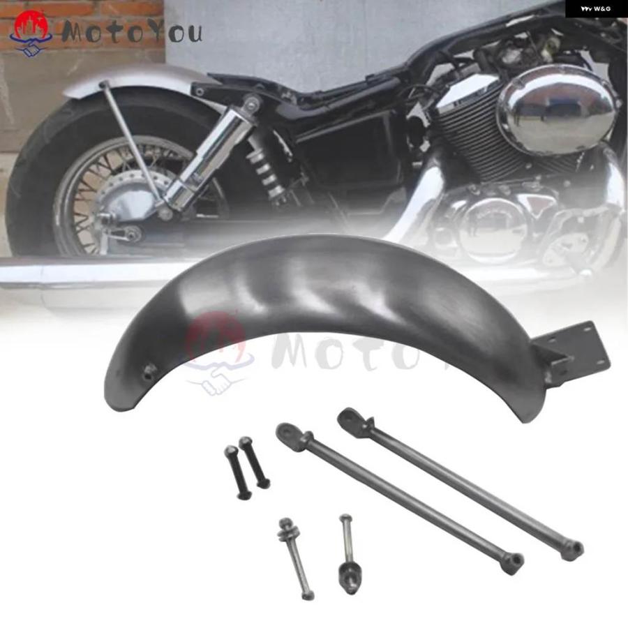 並行輸入品1997-2003 ホンダ シャドウ 400 750 オートバイ リアフェンダープレート マッドガード ガード フラップ カバー ブラケット ホイール VT750_2