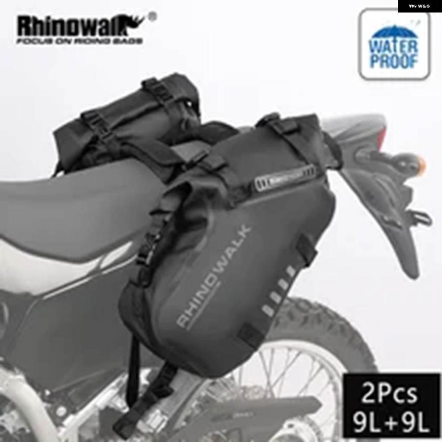 並行輸入品バイク サイドバッグ 2個 防水 9L モトクロス サドルバッグ モーターバックシート テールバッグ ホンダ スズキ ヤマハ KTM