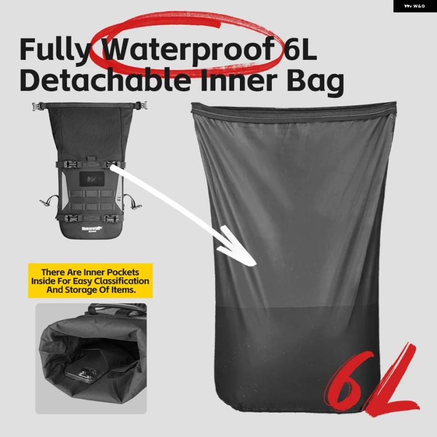 並行輸入品バイク クラッシュ バー バッグ バンパー エッジバッグ 6L