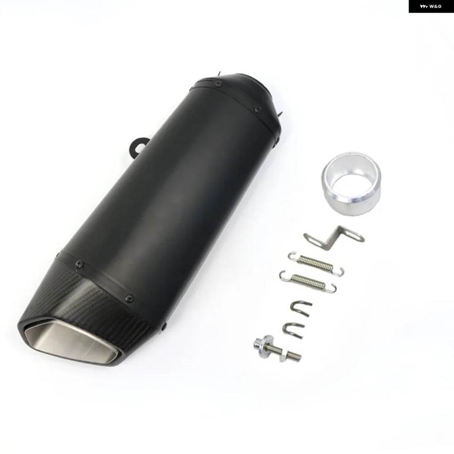 並行輸入品60MM バイク 排気GPマフラー 405MMビッグ パイプ ステンレス カーボン 600CC ヤマハ R1 R6 R3_7