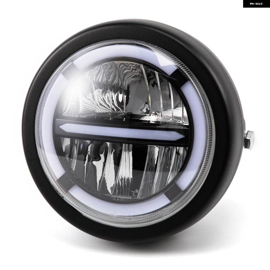 並行輸入品BMW 6.5インチ LED ヘッドライト ラウンド ヘッドライト BMW K100RSR100RSR1200C R1200GS R1200R R1200RTの画像
