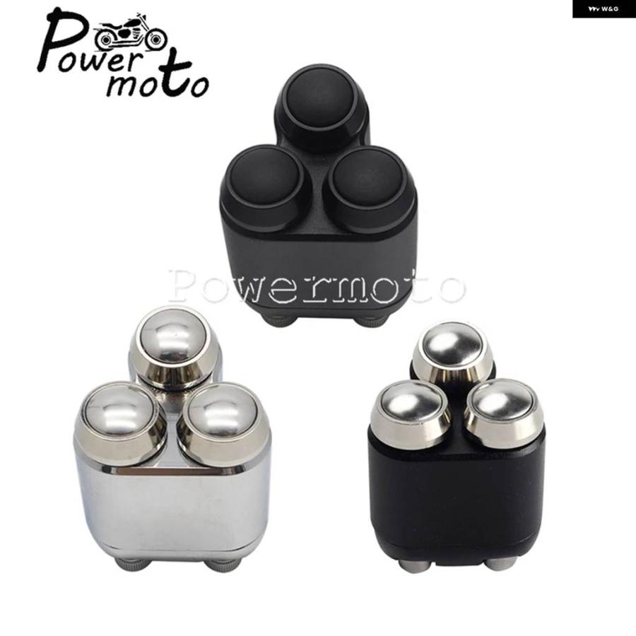 並行輸入品バイク 3 ボタン スイッチ カフェレーサー 25MM 22MM ハンドルバー スイッチ ホンダ CB CMCLCX SL BMW R6 R60 R80 ドゥカティ スクランブラーの画像