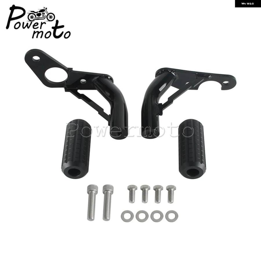 並行輸入品リア クラッシュ バー バイク 乗員用ペグ スライダー プロテクター ハーレー SOFTAIL FXBB FXBBS FXFB FXFBS FXSTFXLR FXLRST 18-24_2