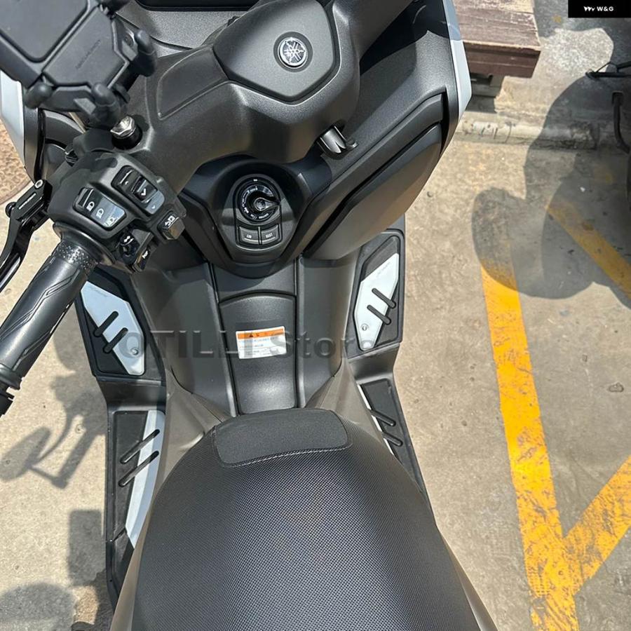 ブランド登録なし - 並行輸入品X-MAX 2017 - 2023年 ヤマハ XMAX 125 250 300 400 新 自動二輪車 本塁 スキッド押しとどめるペダル本塁 フットレスト フット パッド 2018