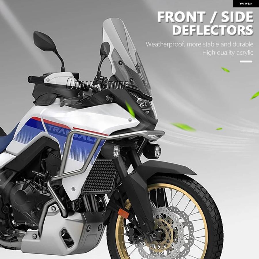 並行輸入品2025年モデル2024年モデル フロントガラス を ホンダ XL750 TRANSALP XL 750 TRANSALP 2023-2025年モデル フロントガラス ディフレクターの画像