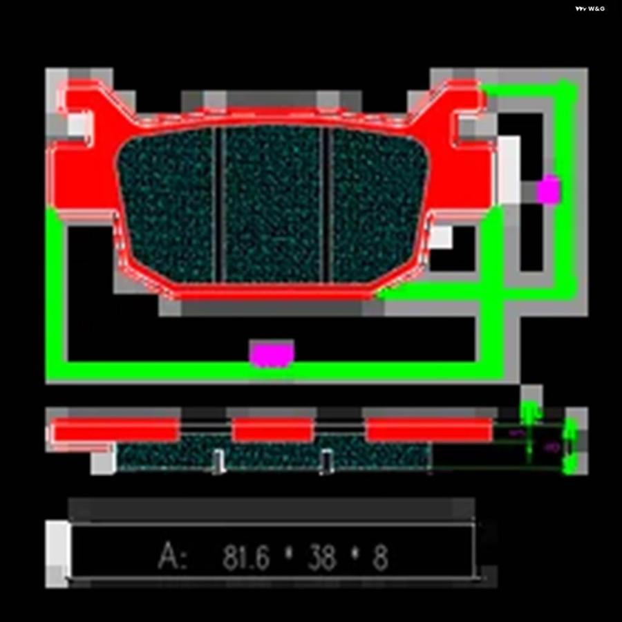 並行輸入品ベネリ TRK502 TRK502Xレオンチーノ500 BJ500 BJ500GS-A BJ 500CVO バイク 前後ブレーキ パッド_5