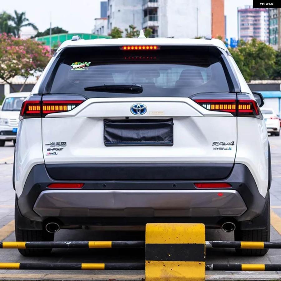 並行輸入品 LED テールライト トヨタ RAV4 2019-2024 LEDリアランニングランプ ブレーキランプ リバース ダイナミックウィンカーの画像