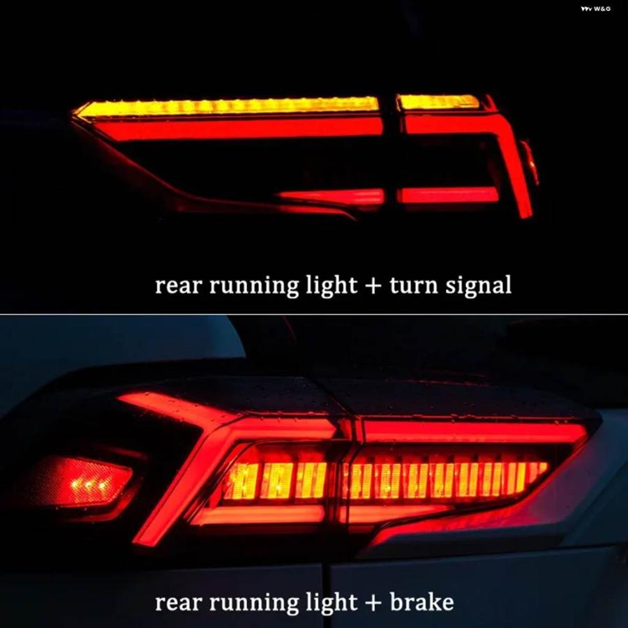 並行輸入品 LED テールライト トヨタ RAV4 2019-2024 LEDリアランニングランプ ブレーキランプ リバース ダイナミックウィンカーの画像