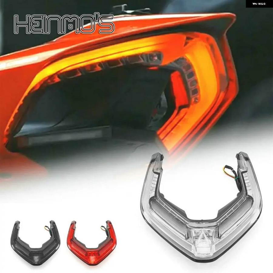 並行輸入品 バイク リア テールライト ドゥカティ PANIGALE V2 V4 V4S V4R 2018-2021 2022 LED ブレーキライト ウィンカー テールライト | ブランド登録なし | 08