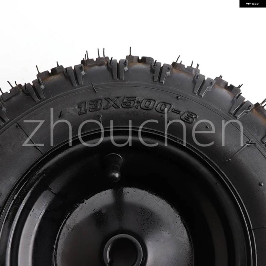 並行輸入品 バイク 13X5.00-6インチホイール スノープラウホイール バタフライフラワータイヤ 13 * 5.00-6インチ ビーチホイール | ブランド登録なし | 05