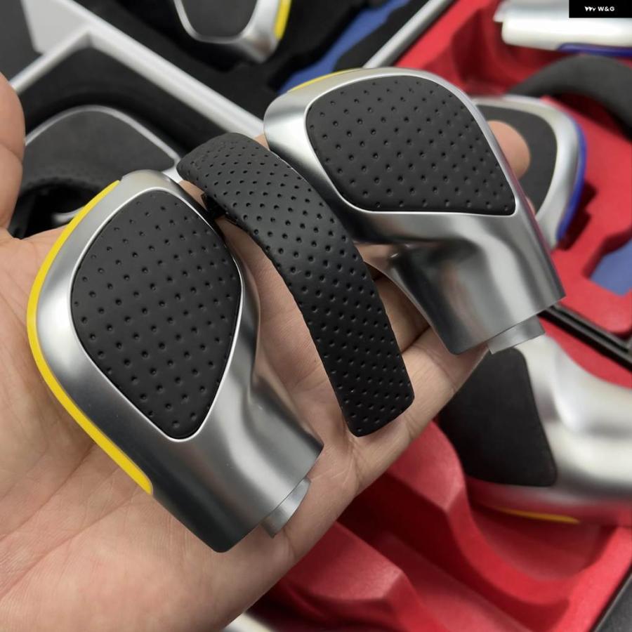 並行輸入品 ブラックレザー ギア シフト ノブサイドカバー マットDSG VW GOLF 6 7 R G TI PASSAT B7 B8 CC R20 JETTA MK6 GLI | ブランド登録なし | 14