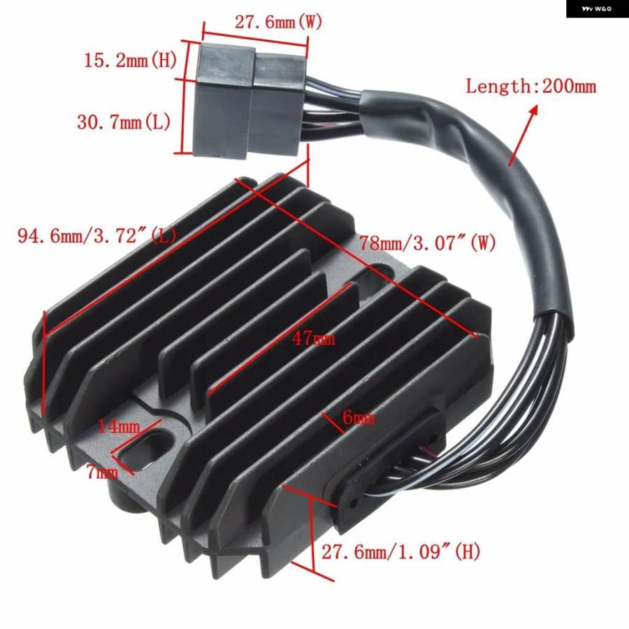 並行輸入品 バイク 電圧レギュレーター 整流器 スズキ GSXR600 GSXR750 GSXR1000 GSX1300R ハヤブサ トライアンフ ボンネビル スクランブラ | ブランド登録なし | 04