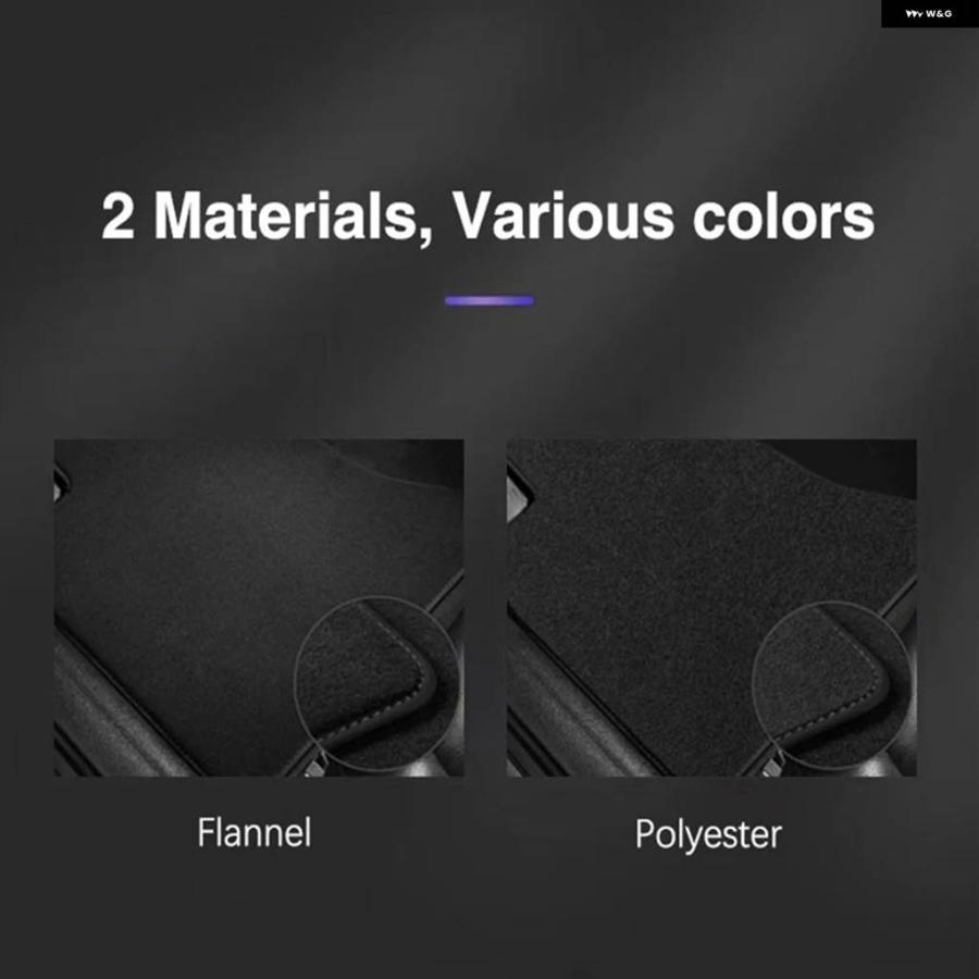 並行輸入品 カーマット フロアマット VW フォルクスワーゲン ID.4 PRO ID.5 ID4 ID5 2020~2024 汚れ防止 パッド フロアカーペット フットカの画像