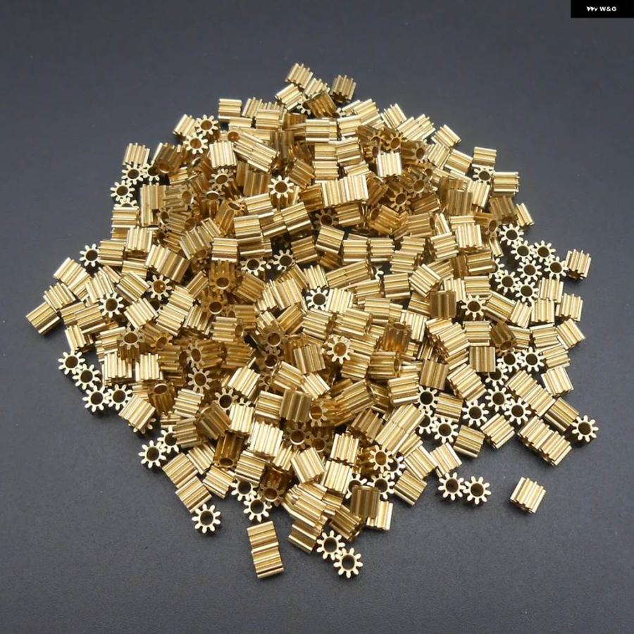 並行輸入品 10個 0.3M 小型真鍮ギア スパーピニオン 0.3 モジュラス ボア 開口部 0.98MM 1.48MM 1.98MM 2.02MM 2.28MMトゥース 数 | ブランド登録なし