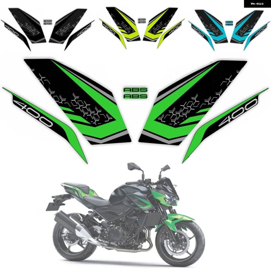 並行輸入品 KAWASAKI Z400 EX400 バイク フェアリング ステッカー 車