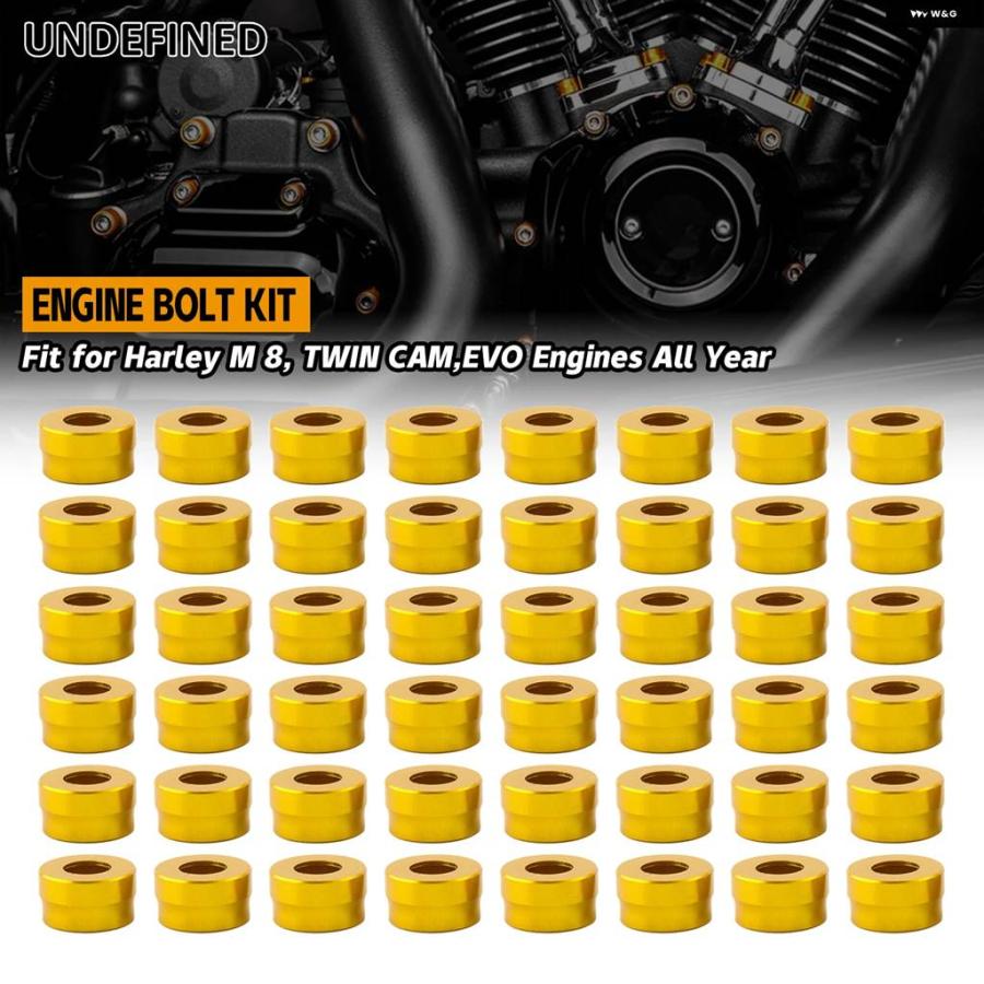 並行輸入品 オートバイ エンジン ボルトカバー トッパーキャップキット ハーレー M8 ツインカム EVO ツーリング ロードキング スの画像