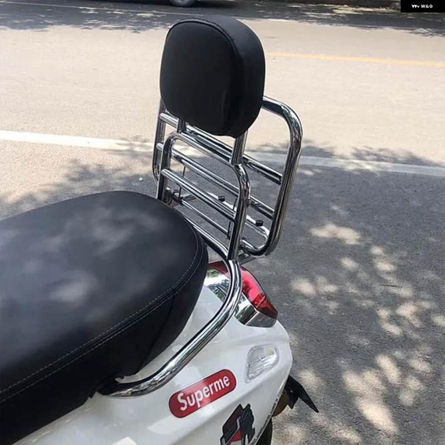 並行輸入品 折りたたみ VESPA GTV 300 バックレスト リアバック パッド キャリア オートバイの画像