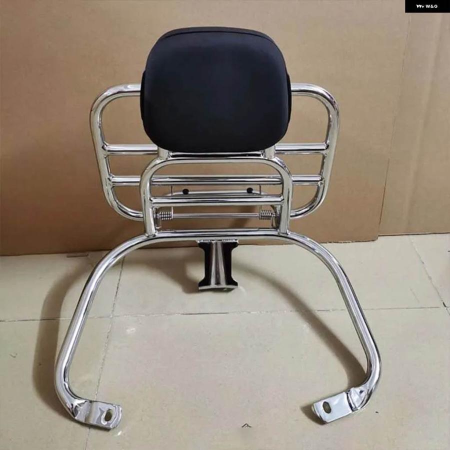 並行輸入品 折りたたみ VESPA GTV 300 バックレスト リアバック パッド キャリア オートバイの画像