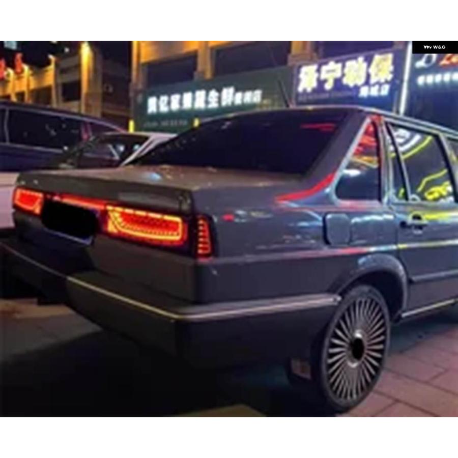 並行輸入品 車用 LED テールライト アセンブリ フォルクスワーゲン VW サンタナ リアランプ ウィンカー ブレーキ リバース 2個の画像