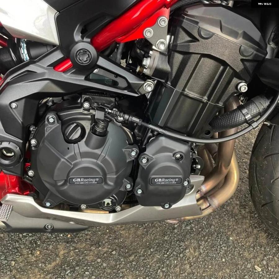 並行輸入品 Z900 エンジン カバー ケース KAWASAKI Z900 2017-2023 Z900SE 2023 エンジン カバー プロテクターの画像