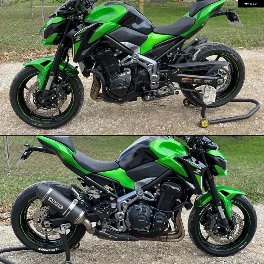 並行輸入品 Z900 エンジン カバー ケース KAWASAKI Z900 2017-2023 Z900SE 2023 エンジン カバー プロテクターの画像