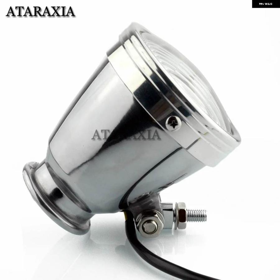 並行輸入品 4インチ ヘッドライト H4 HI/LO ハロゲン ヘッドライト ランプ オートバイ ハーレー チョッパー カフェ レースの画像