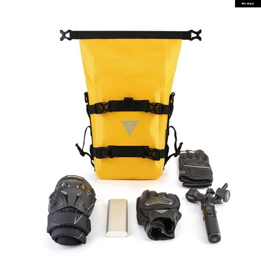 並行輸入品 バイクフロント バンパー バッグ テールバッグ バイクサイドバッグ 8L 完全 防水 モトサドルパニアバッグの画像