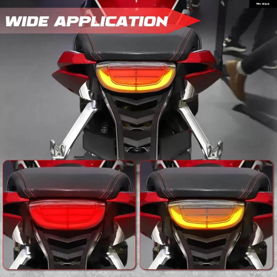 並行輸入品 バイク LED ブレーキ テールライト ウィンカー インジケーター モトリアストップランプ テールライト ホンダ CB250Rの画像