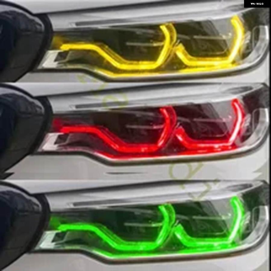 並行輸入品 イエローレモン DRL デイタイム ライト LED ボード モジュール 2019 BMW 5シリーズ G30 G31 F90 M5 ゴールドランプの画像