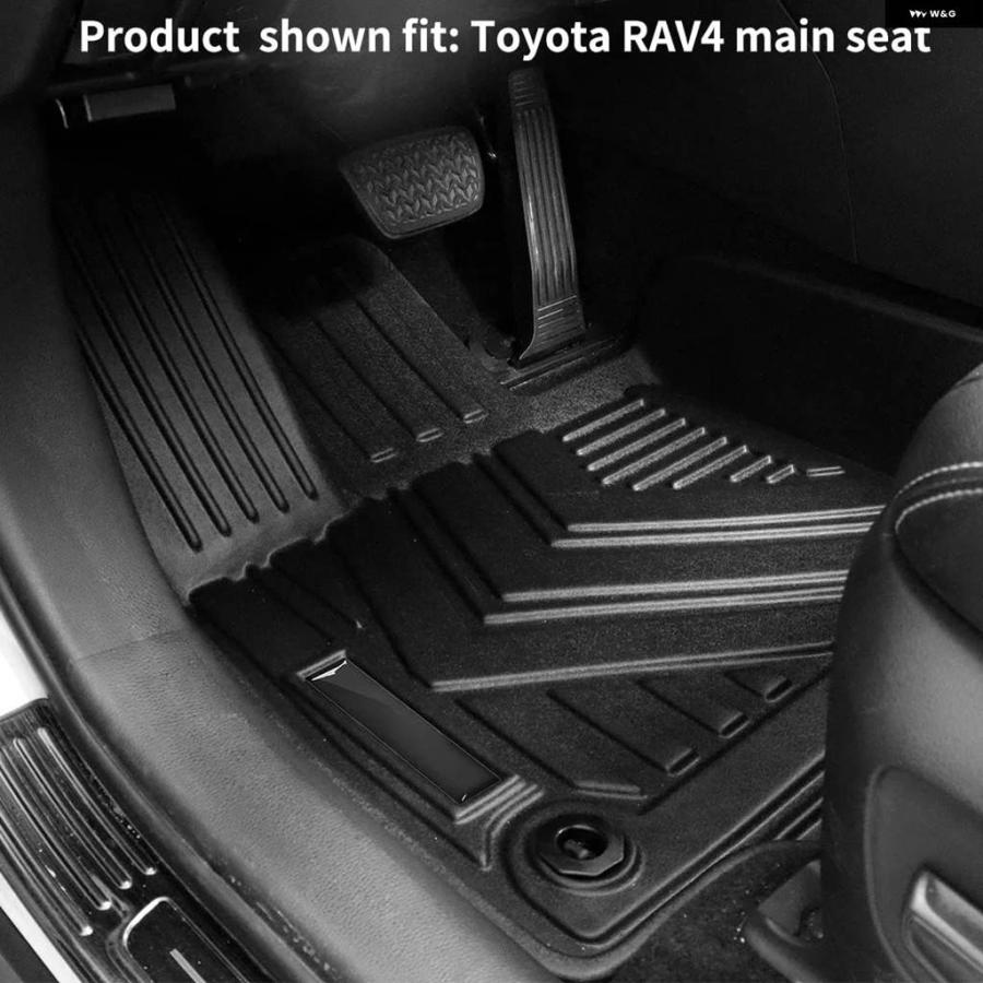 並行輸入品 トヨタ RAV4 2020 - 24インチ 全ウェザー型 防水 トランク バックレストマット プロテクター 用 車用フロアマットの画像