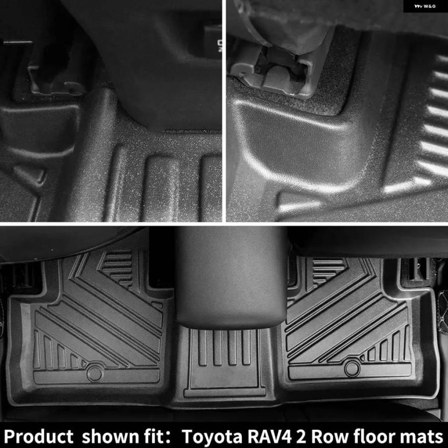 並行輸入品 トヨタ RAV4 2020 - 24インチ 全ウェザー型 防水 トランク バックレストマット プロテクター 用 車用フロアマットの画像