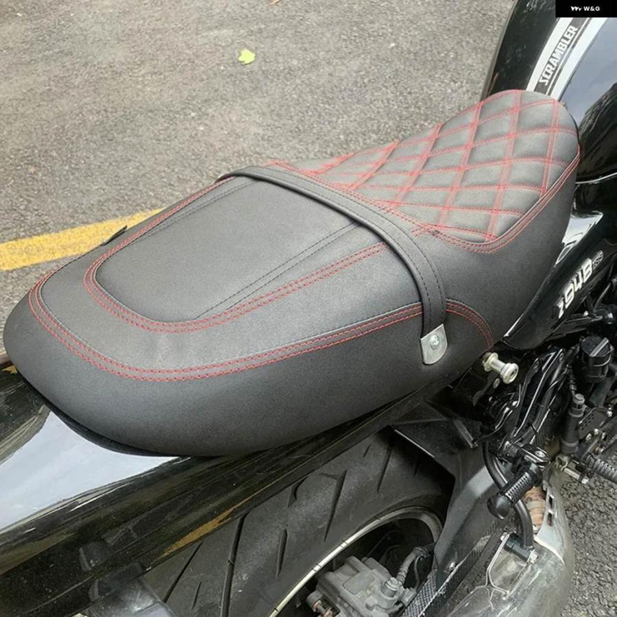 並行輸入品 バイク シート ローダウン フロント ライダーシート キャメルバック クッション リア用 バイク KAWASAKI Z900 RS 201の画像