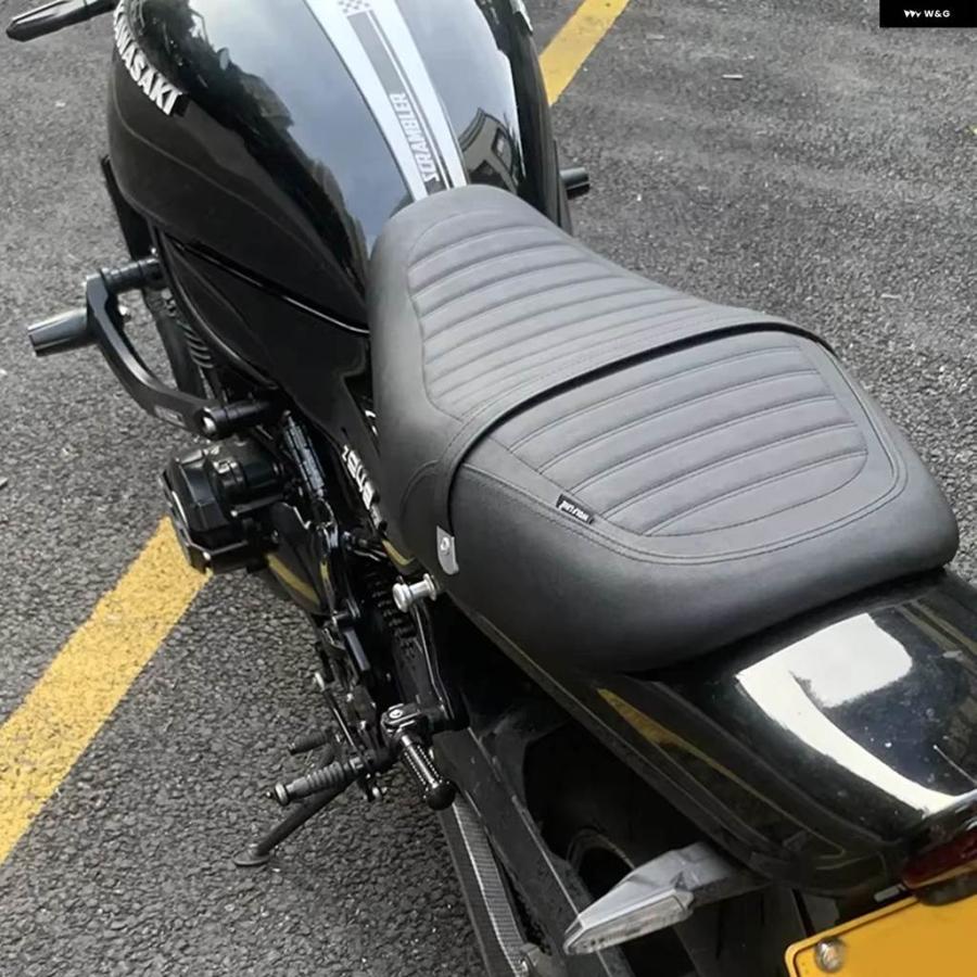 並行輸入品 バイク シート ローダウン フロント ライダーシート キャメルバック クッション リア用 バイク KAWASAKI Z900 RS 201の画像