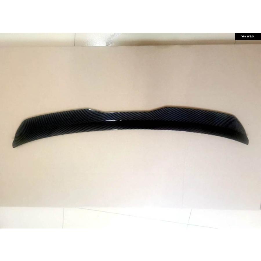 並行輸入品 フォルクスワーゲン ゴルフ 5 MK5 R32 GTI R 2006 - 09 用 グロスカーボン スタイル リアルーフスポイラー ウィングの画像