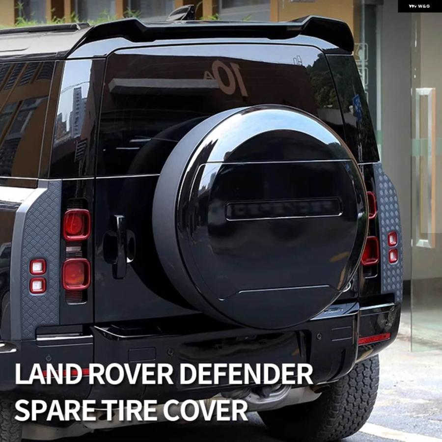 LAND ROVER ディフェンダー　リアタイヤカバー　ブラック　正規品 並行輸入品 20-25 ランドローバー ディフェンダー用 スペアタイヤ