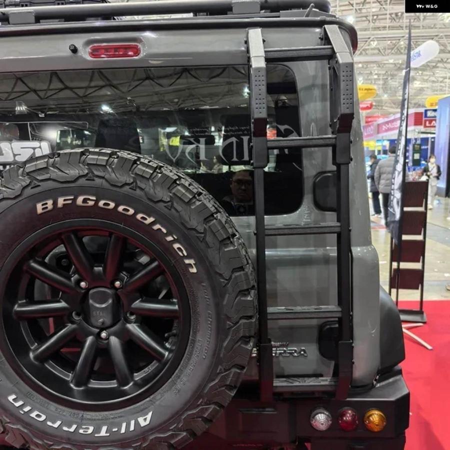 並行輸入品 テールラダーラック リアクライムラダー ジムニー JB64 JB74 JC74 3ドア 5ドア 2019 2020 2022 - 25用の画像