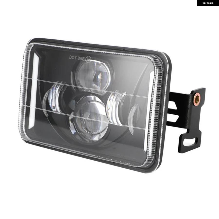 並行輸入品 5インチ プラグプレイ 6 LED バイクフロント ヘッドライト ライトバー キット ブラケット DR650 DRZ400 DRZ400S用の画像