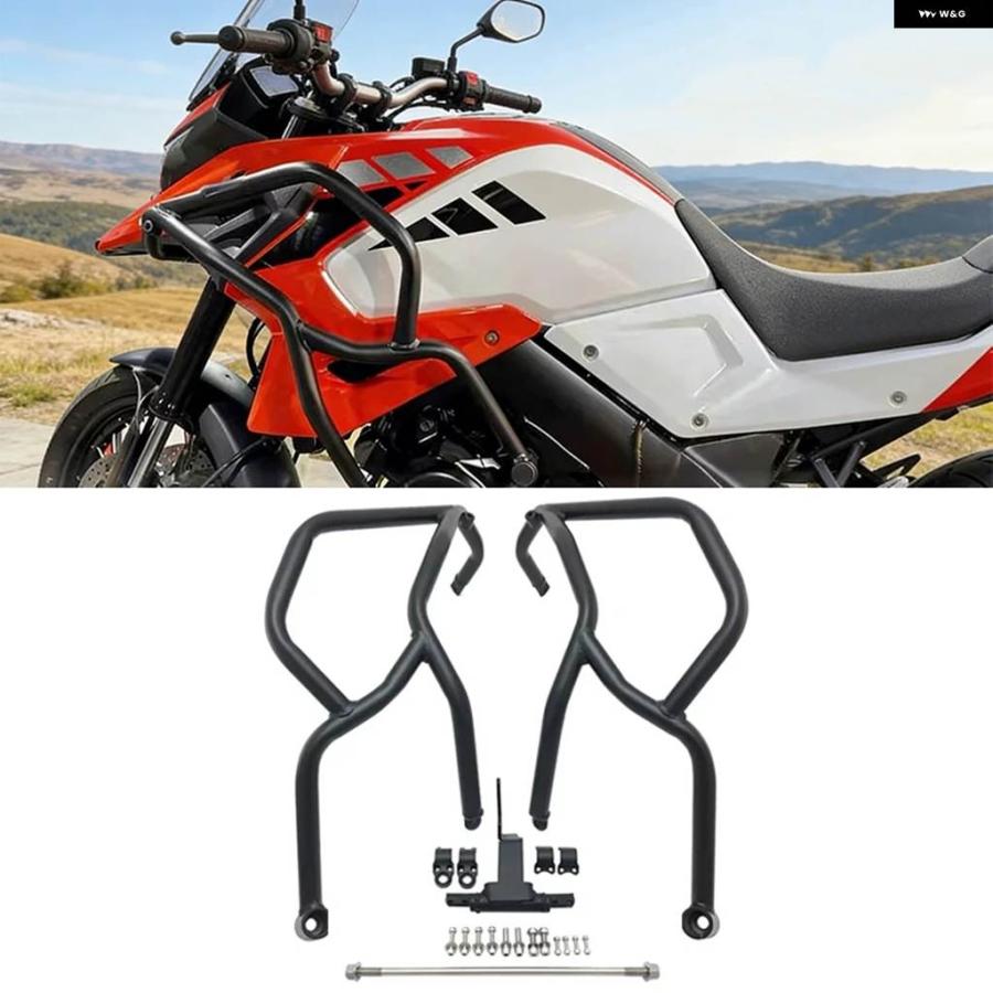 並行輸入品 DL1050 XT エンジン ガード クラッシュ バー オートバイ フレーム バンパー Vストローム 1050 2020-2024 2023の画像