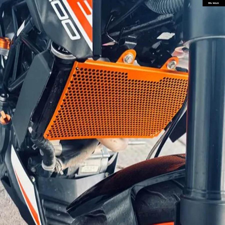 並行輸入品 ラジエーター プロテクター グリル ガードカバー KTM DUKE 125 200 250 390 2018-2023 オートバイ エンジン 冷却 シの画像