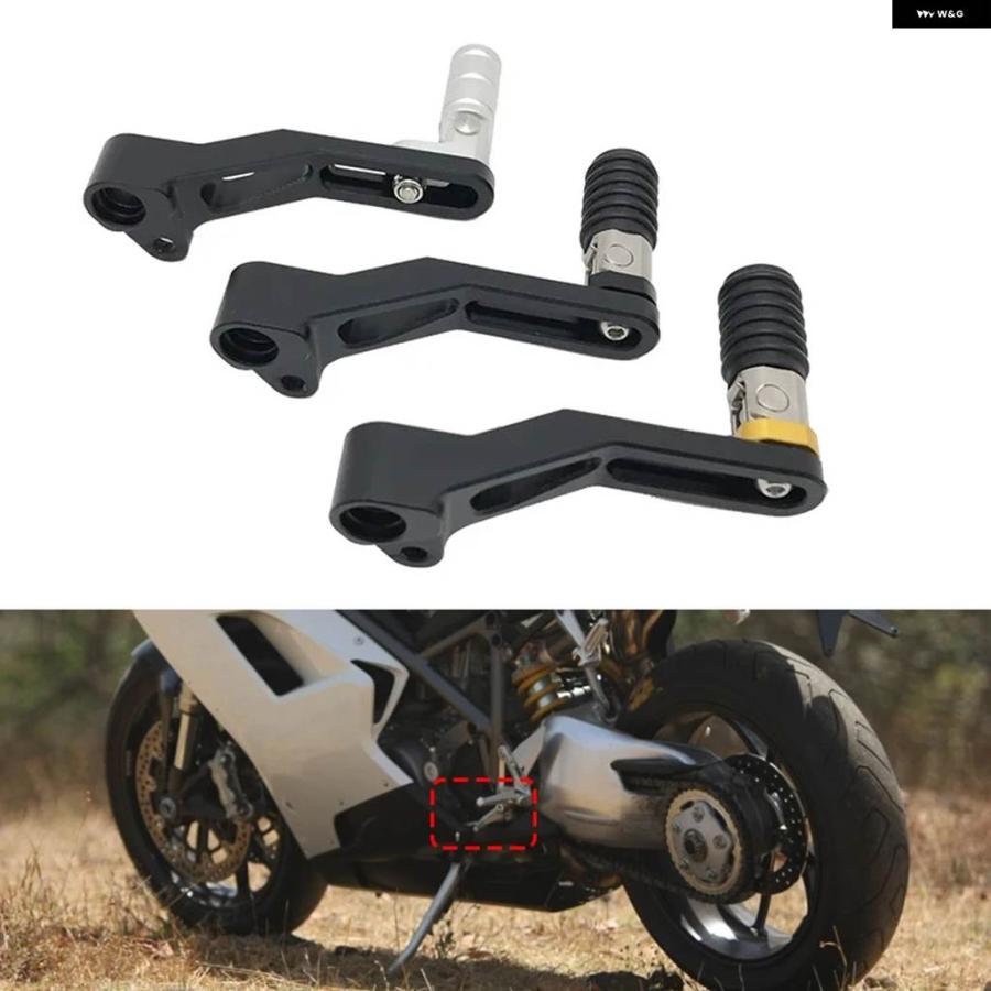 並行輸入品 ドゥカティ 848/EVO 2008-2013 1098 1198/S/R 2007-2011 オートバイ 折りたたみ 式ギア シフター シフト ペダルの画像