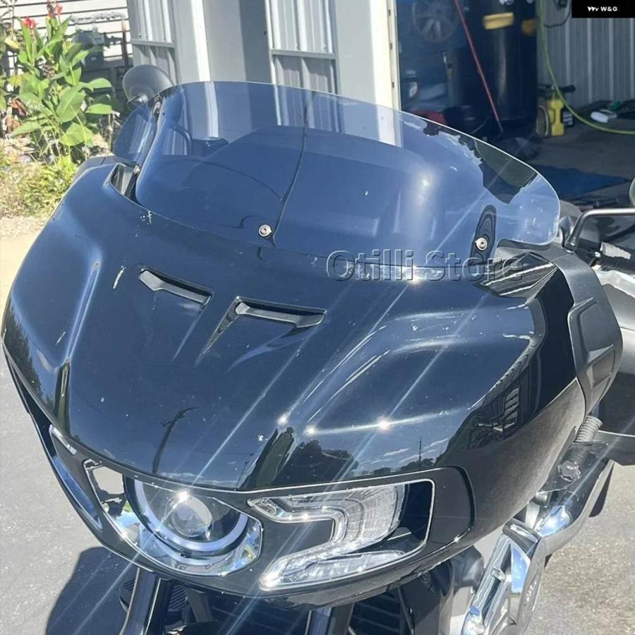 並行輸入品 INDIAN CHALLENGER INDIAN PURT 2020-2025 11インチ オートバイ パーツ ウインドシールド フロントウインド ディフレ_5