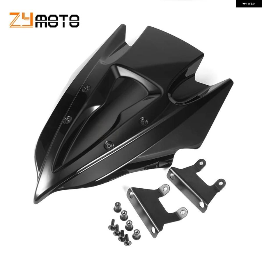 並行輸入品 2025オートバイ ウインドシールド ウインド デフレクター ウインドスクリーン フェアリング カワサキ Z 500 Z500の画像