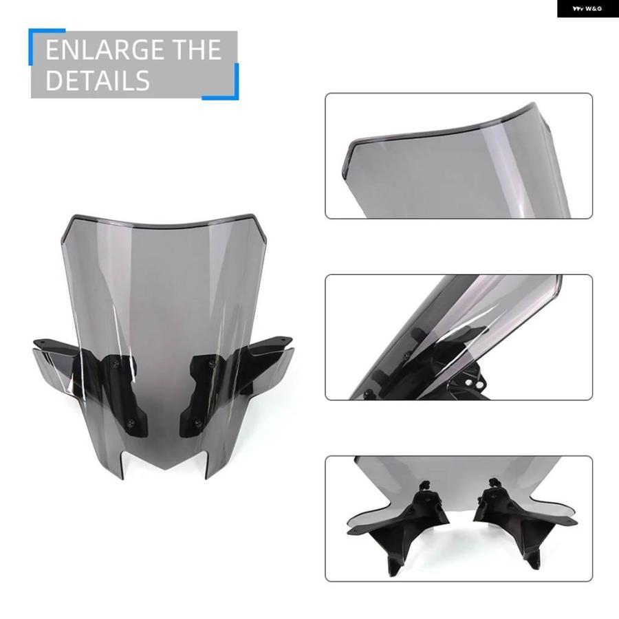 並行輸入品 ヤマハ MT-07 2025 MT07 SP Y-AMT バイク ウインドシールド スポーツ ウインドスクリーン バイザー デフレクターの画像